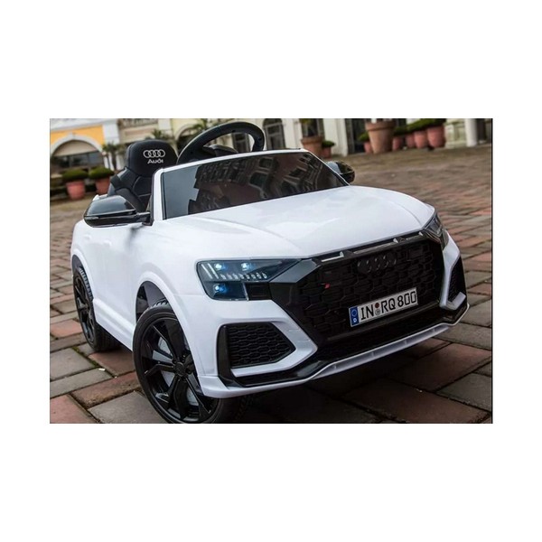 Продукт Акумулаторен джип  Audi RS Q8 12V с меки гуми и кожена седалка - 0 - BG Hlapeta
